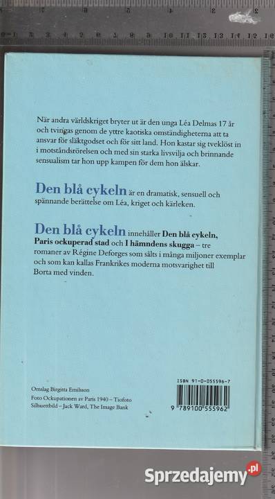 Niebieski rower Regine Deforges wydszwedzkie mazowieckie Pruszków