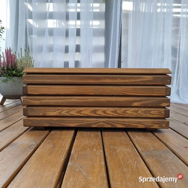 Donica prostokątna 3D osłonka drewniana donica Kalety sprzedam