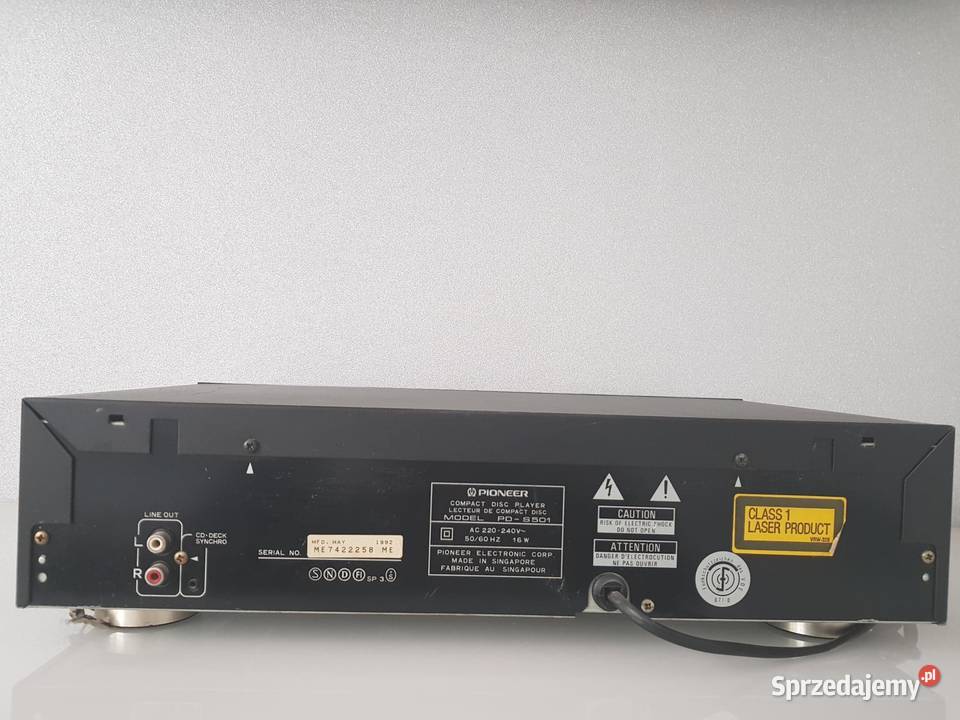 Odtwarzacz CD Pioneer PDS501 Lubartów