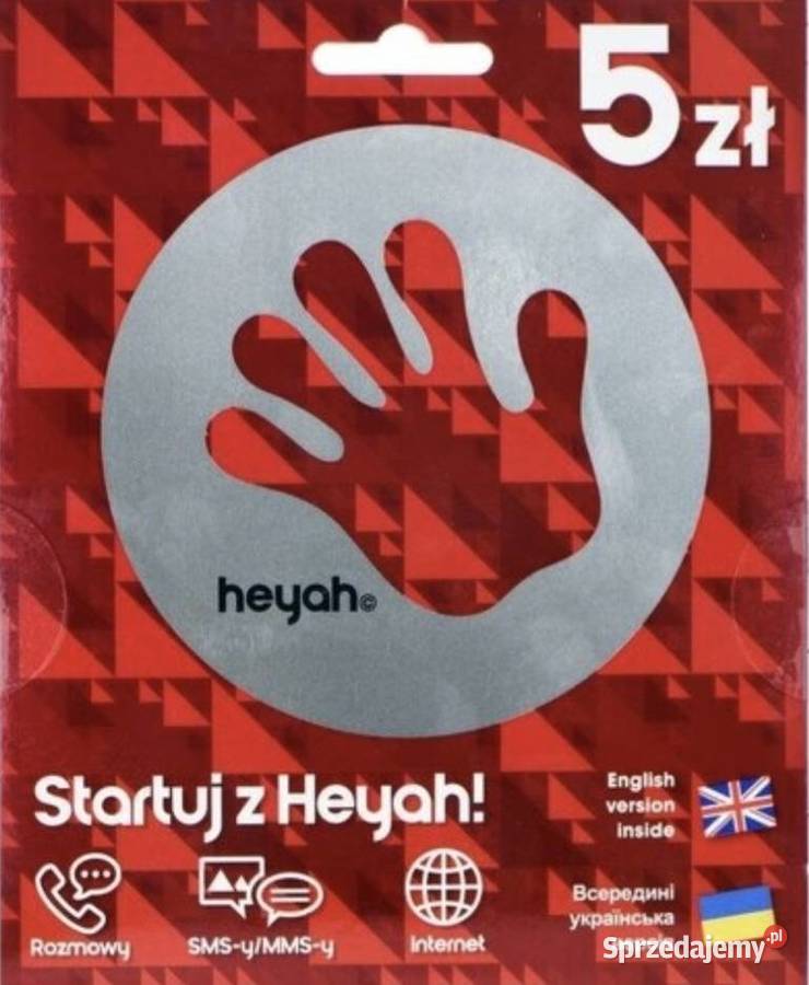 Złoty numer Heyah 538538 Heyah mazowieckie Warszawa