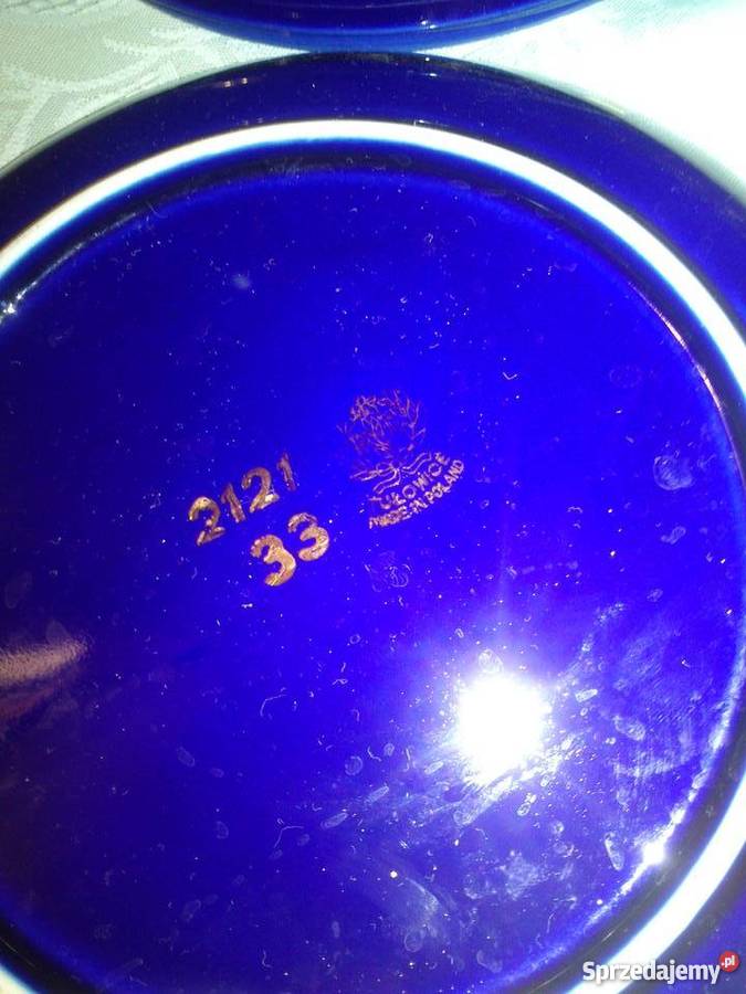 Bulionówki 2talerzyki 6jeden granatowe z dolnośląskie sprzedam