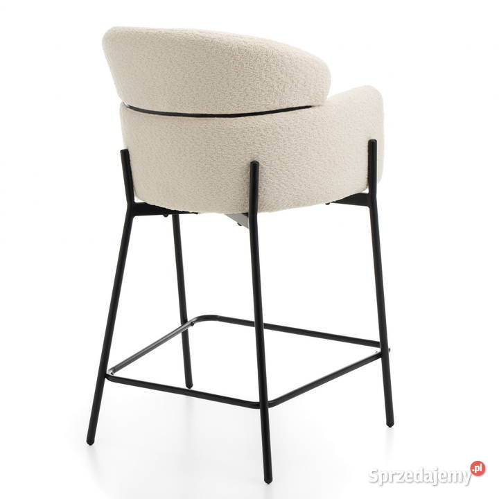 Hoker Tapicerowany Bolzano Boucle Jasnobeżowe