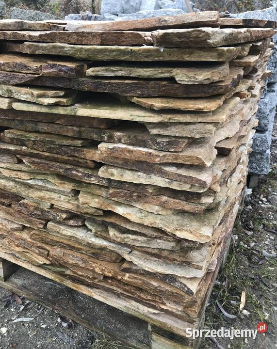 ZŁOTY ŁUPEK NATURALNY Kamień na Elewację Schody zewnętrzne Warszawa sprzedam