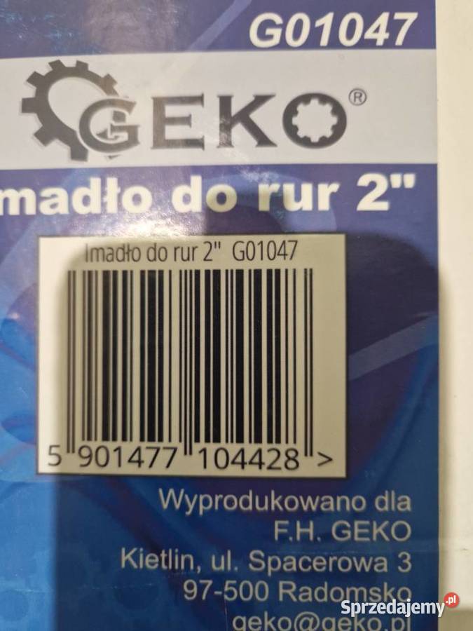 Imadło zaciskowe do rur 2 cale geko g01047 sprzedam