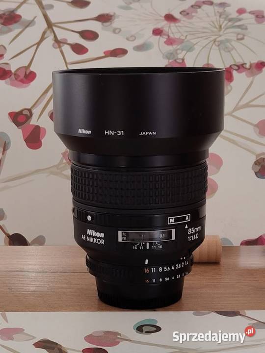 Obiektyw Nikkor 85 14D świetna portretówka Nikon Biała Podlaska sprzedam