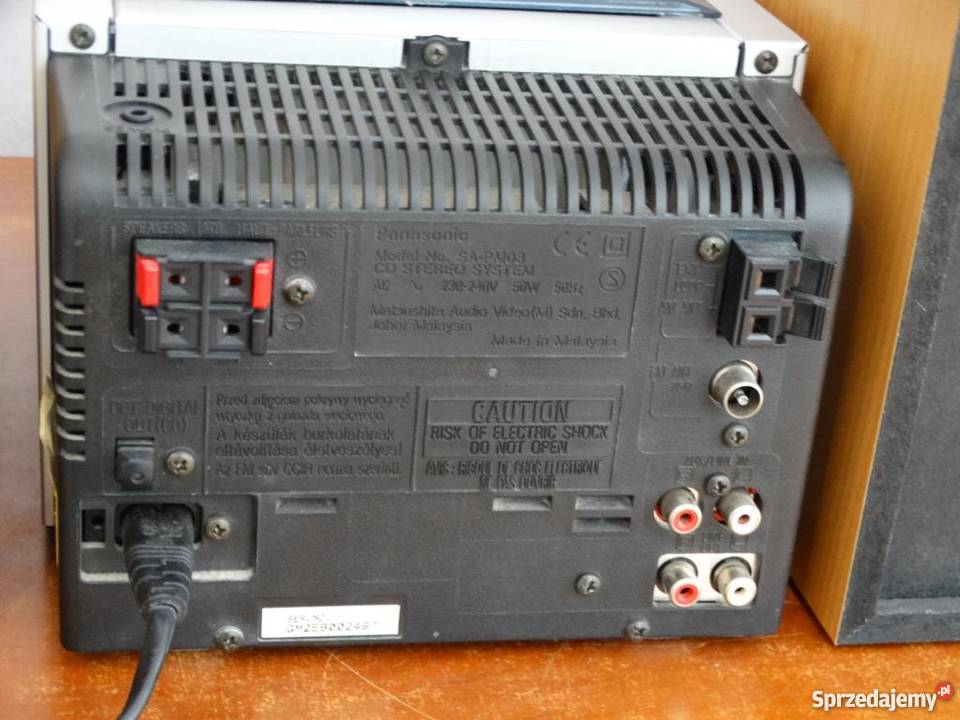 Wieża Panasonic SAPM03 z kol WYSYŁKA Jasło