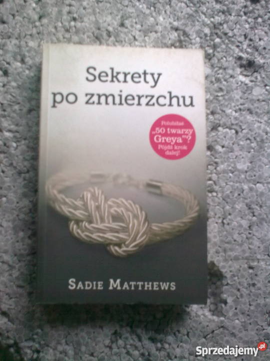 sekrety zmierzchusadie matthews Rok wydania 2013 śląskie sprzedam