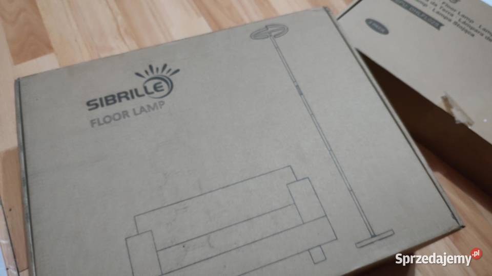 SIBRILLE Lampa stojąca LED ściemniana biała Książ Wielkopolski