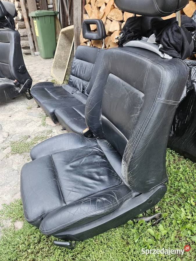 Fotele sport kubełkowe skóra Audi 80 Avant B4 B3 podlaskie Sokółka sprzedam