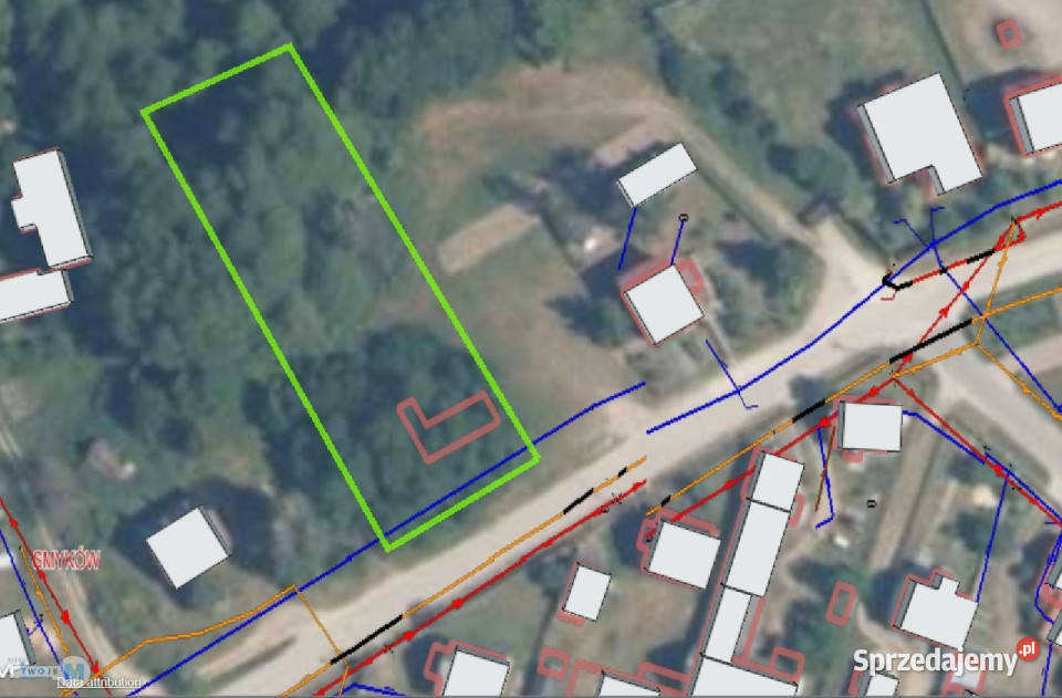 Ogłoszenie działka Smyków 2311 metrów kanalizacja