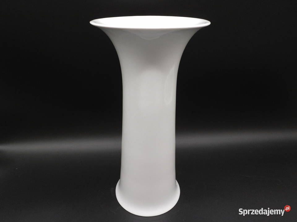 Elegancki Wazon Hutschenreuther Biała Porcelana Raszków