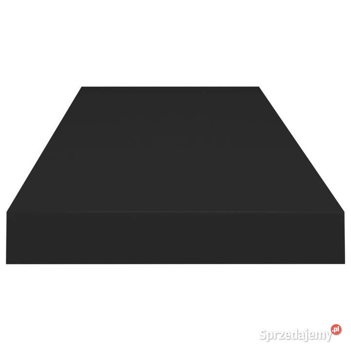 Półki ścienne 2 czarne 80 x 235 x 38 MDF mazowieckie Warszawa