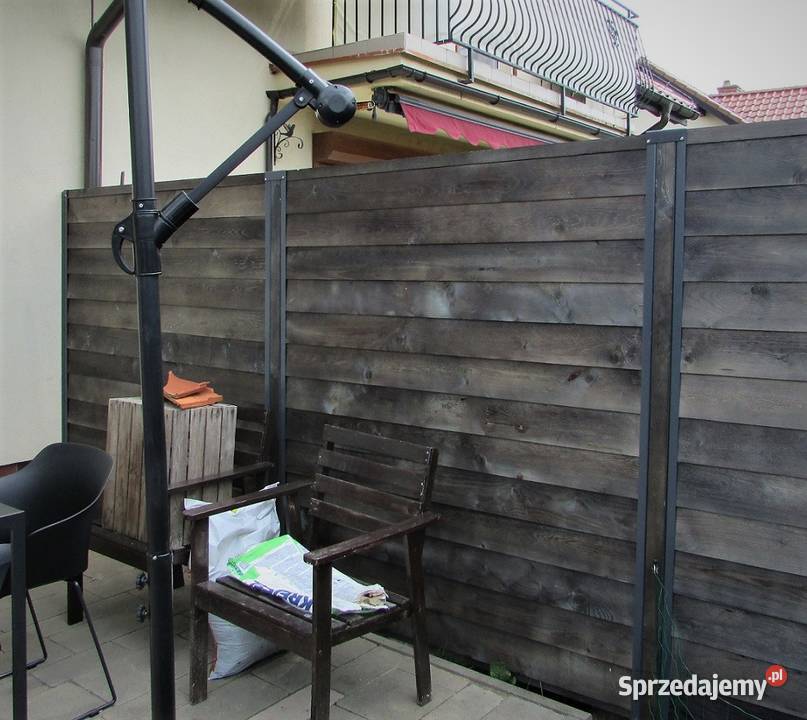 Drewniane ogrodzenia pełne