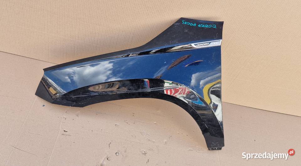 SKODA KAROQ BŁOTNIK LEWY PRZÓD Bieleń