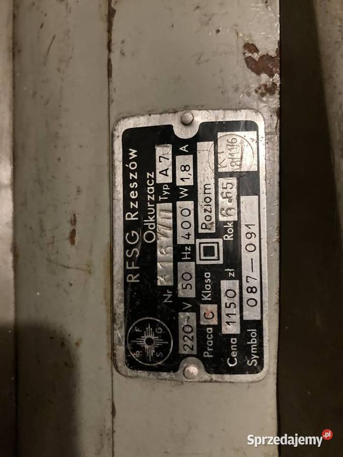 Odkurzacz z PRL Alfa K2 wielkopolskie Poznań