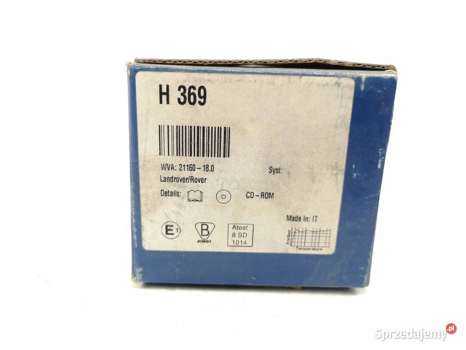 KLOCKI HAMULCOWE PRZÓD LAND ROVER DISCOVERY I