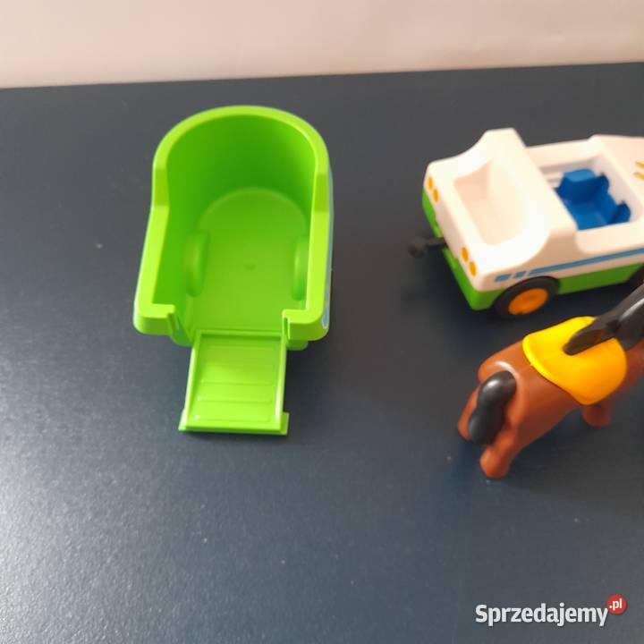 Playmobil Samochód z przyczepą konia dolnośląskie Bogatynia sprzedam