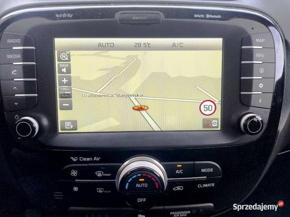 Kia Soul II 100 BEZWYPADKOWA LED NAVI czujniki Soul Grabownica Starzeńska sprzedam