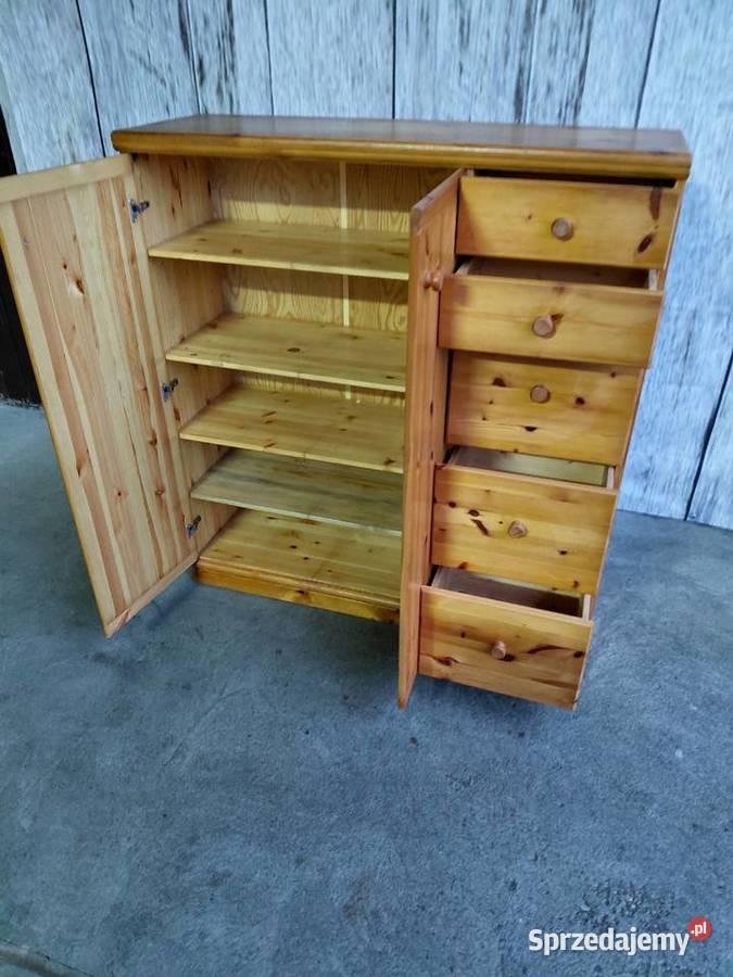 wysoka komoda sosnowa 465 Byczyna