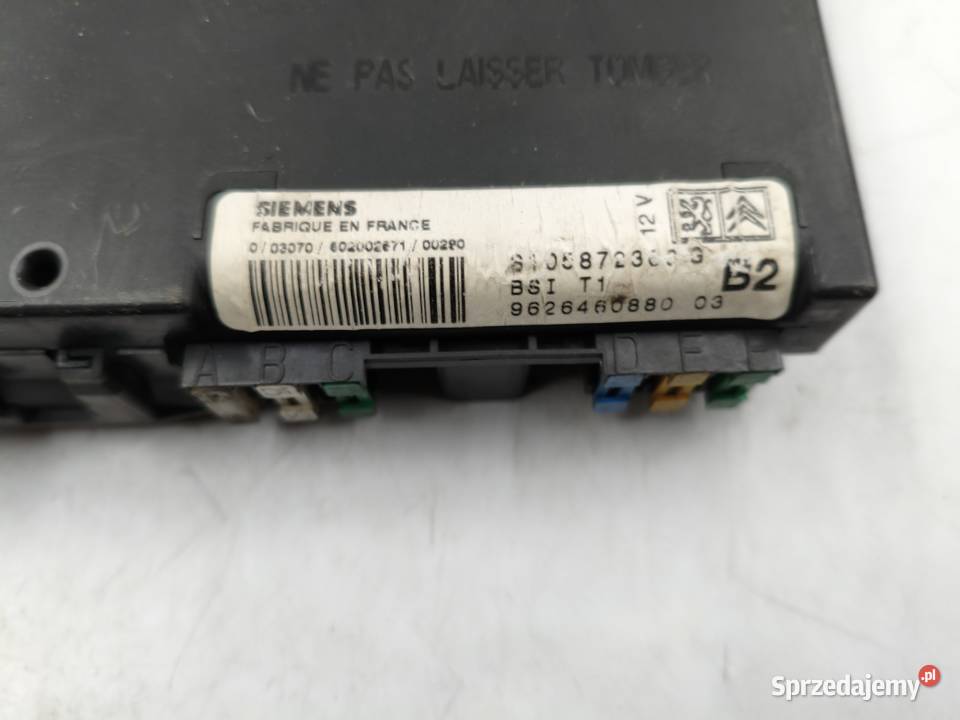 Sterownik Silnika Peugeot 206 14 9642597680 Wyszków