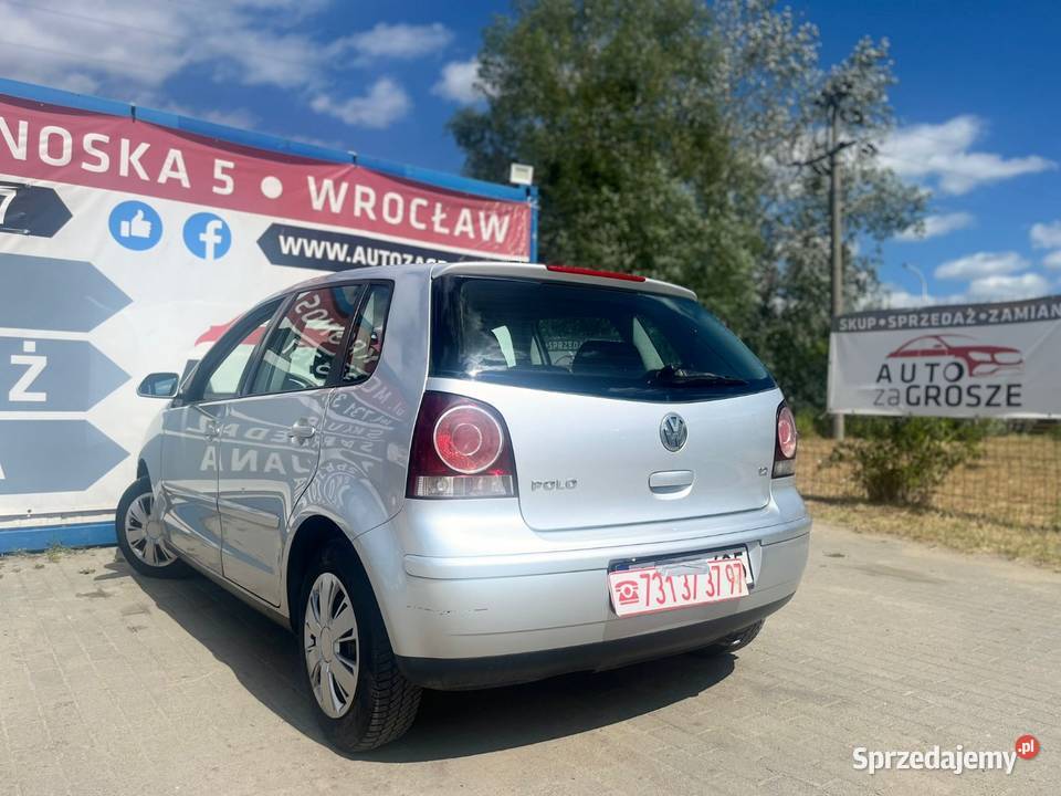 Volkswagen Polo 12 Benzyna 2007 Ekonomiczny Wrocław