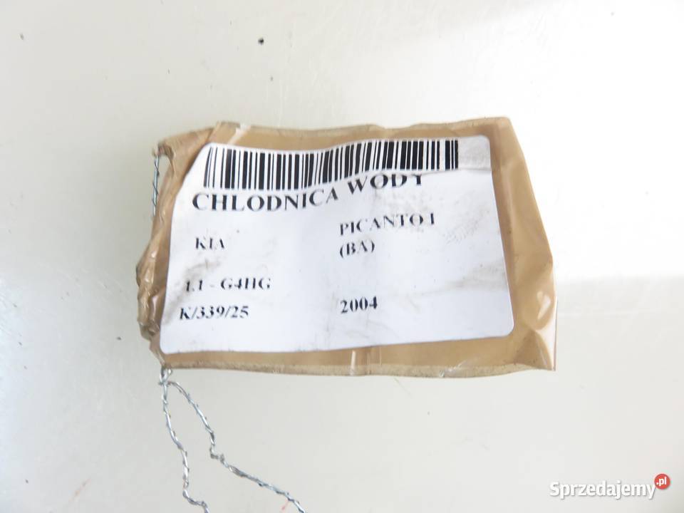 CHŁODNICA WODY KIA PICANTO I 11 2531007100 małopolskie