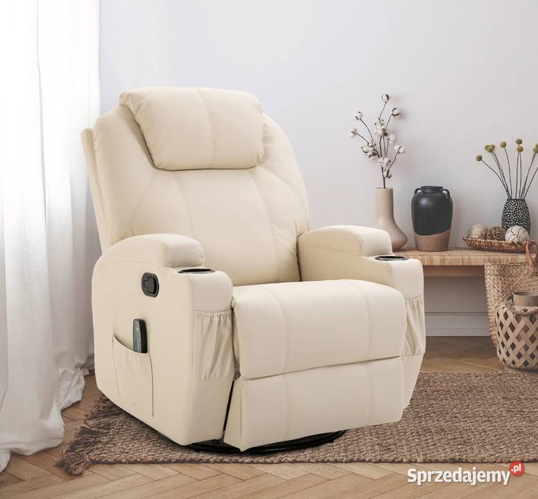 Fotel z masażem z funkcją ogrzewania Brzesko