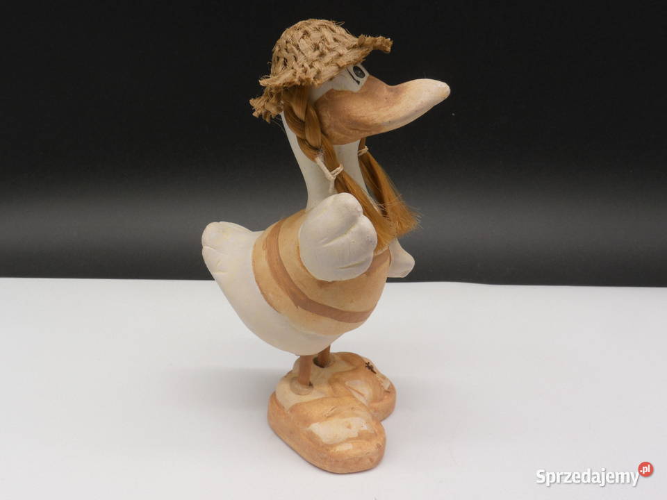 Figurka Kaczka z Warkoczami GILDE HANDWERK Seria Porcelana i szkło Raszków