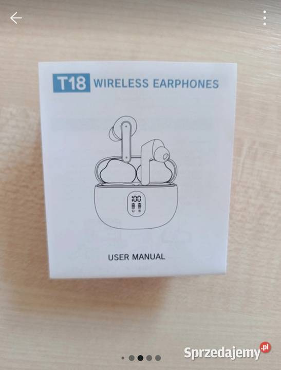 Nowe słuchawki bezprzewodowe ZZU T18 Bluetooth sprzedam