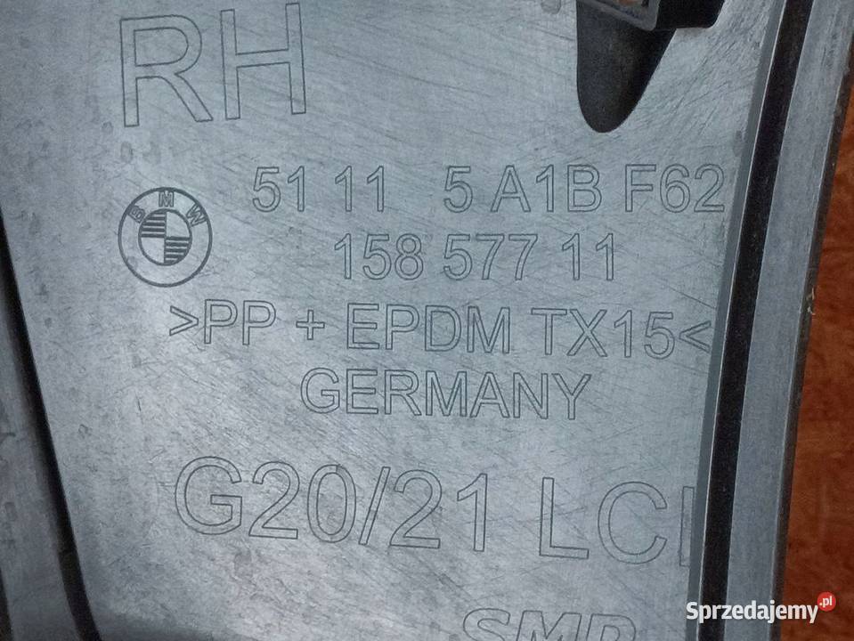 BMW G20 G21 LCI ŚLIZG mocowanie zderzaka prawy Części samochodowe Pleszew