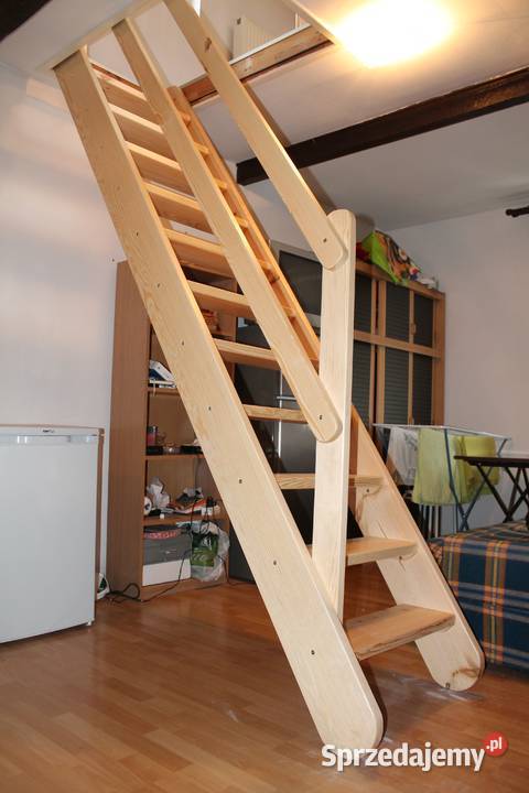 SCHODY SOSNA REGULOWANE MŁYNARSKIE DREWNIANE Podłogi i schody Łuków