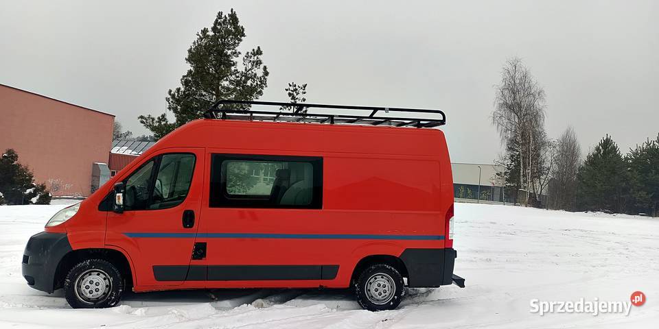 Peugeot Boxer 22HDI 120 E5 L2H2 Beygadówka 6 welurowa tapicerka małopolskie Olkusz