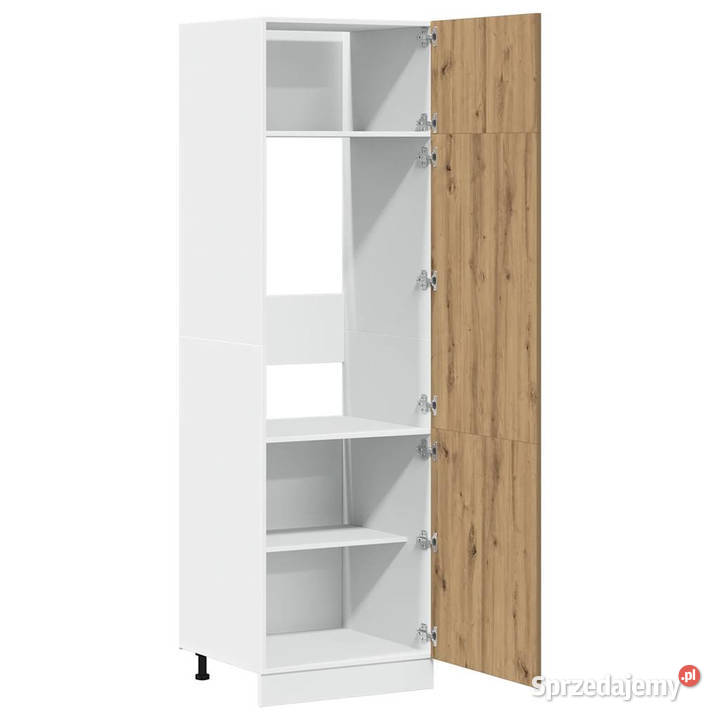 Szafka na lodówkę dąb artisan 60x57x207 WM856126 Warszawa
