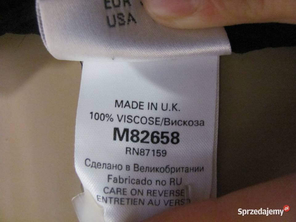 spódnica NEXT r 38 granatowa w niebieskie Zamość sprzedam