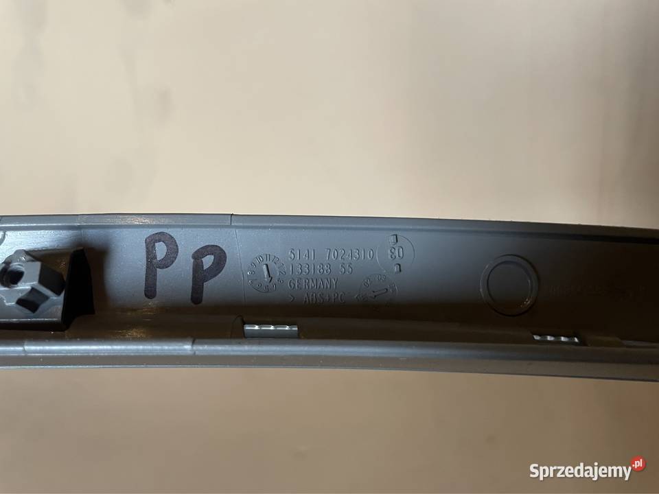 Listwa dekor drzwi prawy przód 7024310 bmw 7 e65