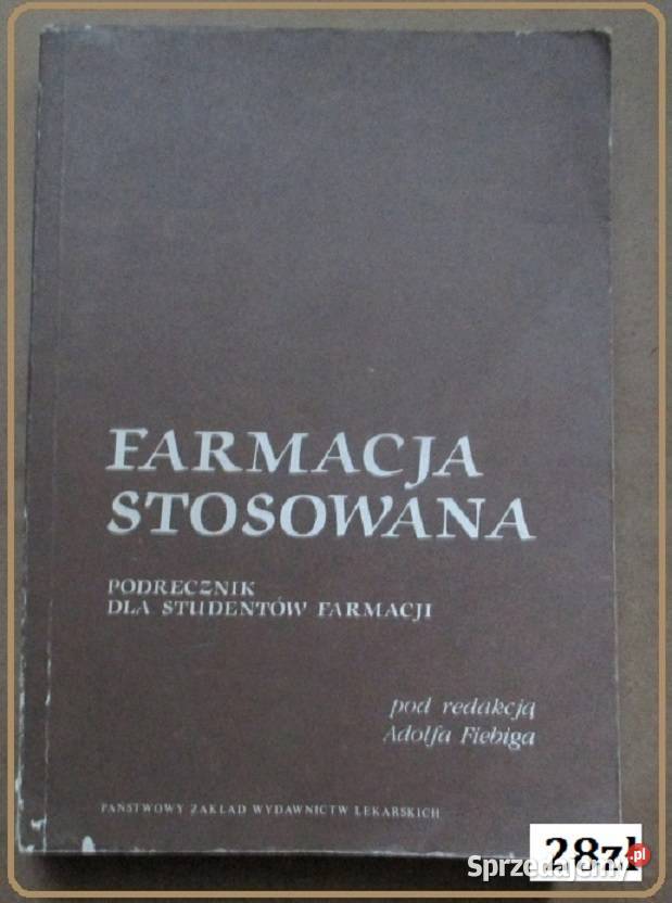 Farmacja stosowana FModrzejewski farmacja Książki naukowe i popularnonaukowe Łódź