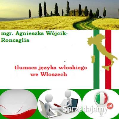 tłumacz języka włoskiego we Włoszech podkarpackie Rzeszów