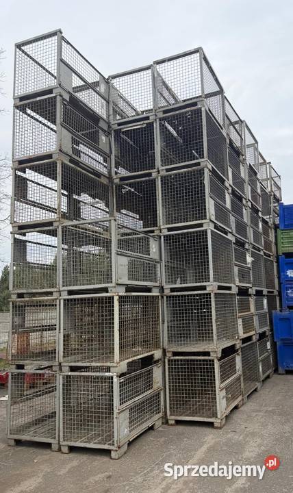 kosz Gitterbox pojemnik siatkowy używany UIC 96 Zielona Góra