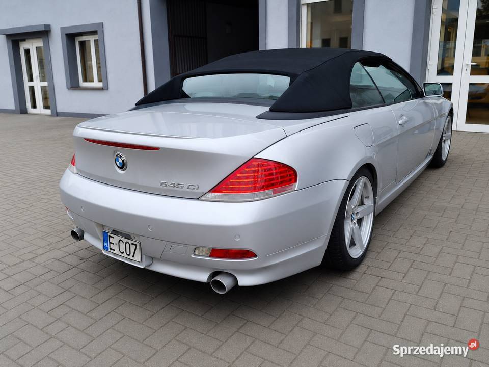 BMW 645Ci Cabrio E64 125 V8 bogate wyposażenie Pabianice