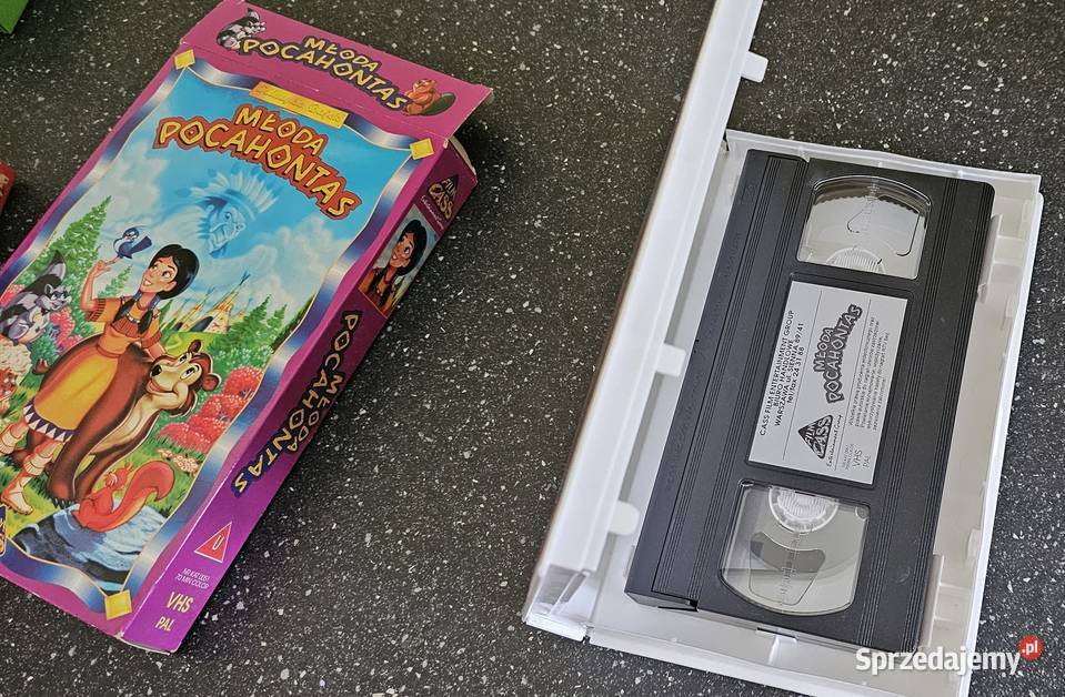 Kaseta VHS Młoda Bocahontas lata 90te Kraków