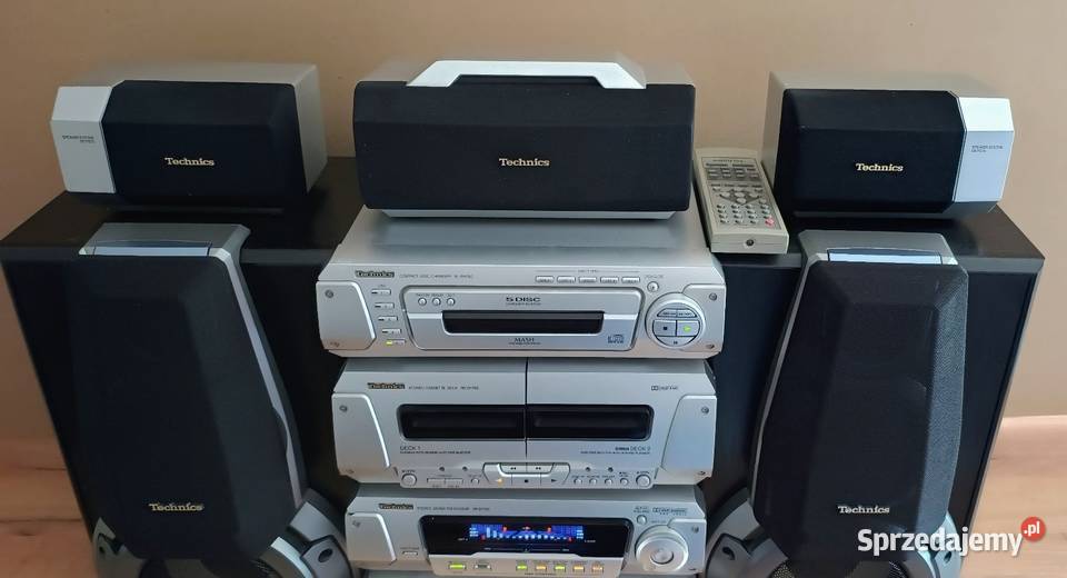 Wieża Technics eh760 komplet 5 głośników i pilot