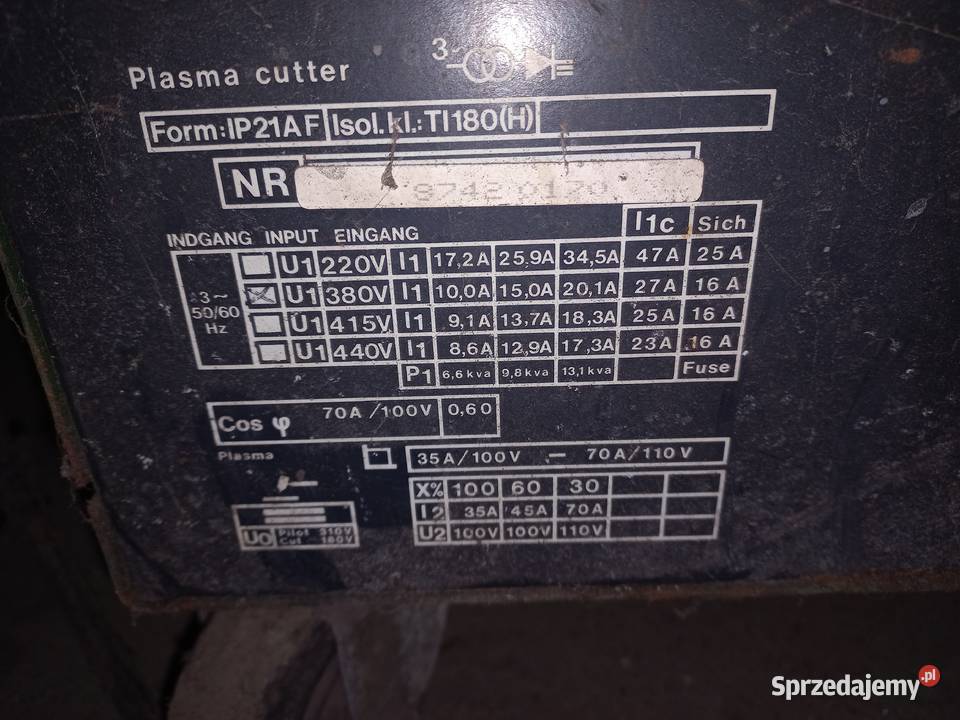 Przecinarka Plazma plasma PDX 70 Migatronic Podchojny