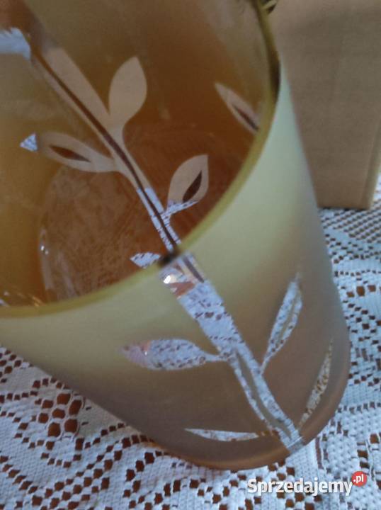 Stary kolekcjonerski wazon flakon szkło Kielce