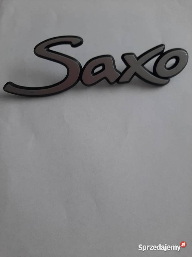 EMBLEMATNAPIS ZNACZEK SAXO CITROEN TYŁ lubuskie Świechocin