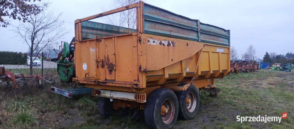 Przyczepa Rolland 12 T Tandem zabudowa do nieuszkodzony Łobżenica