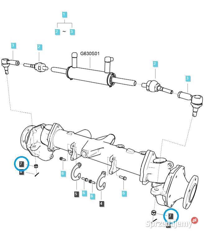 Nakrętka M12 x 125 LS XJ25 S32612001 40193993 podkarpackie