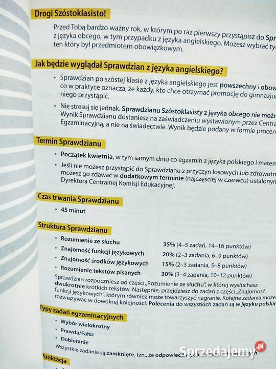 Repetytorium szóstoklasisty unikatowe książki Warszawa