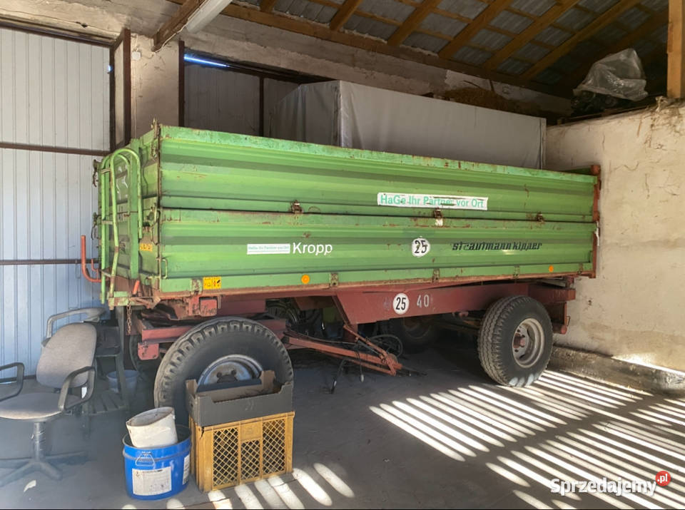 Przyczepa wywrotka STRAUTMANN 8t ZAREJESTROWANA sprzedam