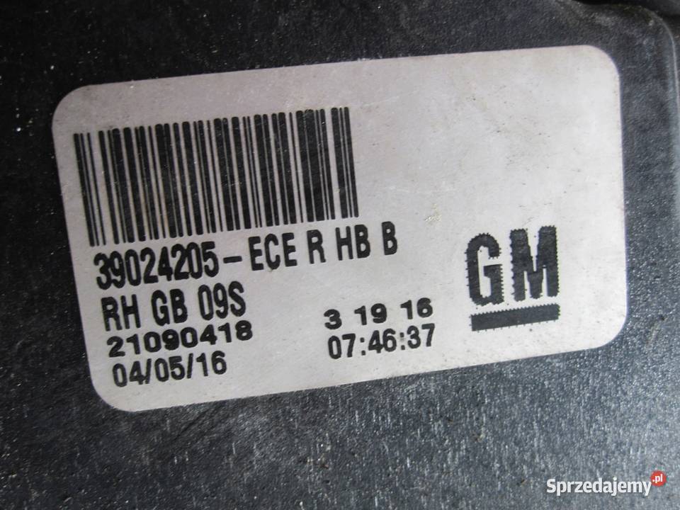 INSIGNIA A I LIFT 16r lampa prawa tył 21090418 Kielce