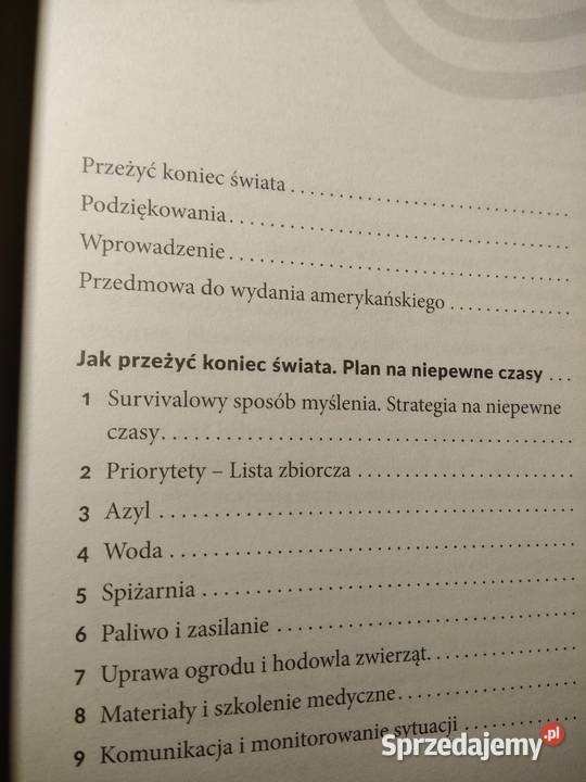przeżyć koniec świata poradniki książki